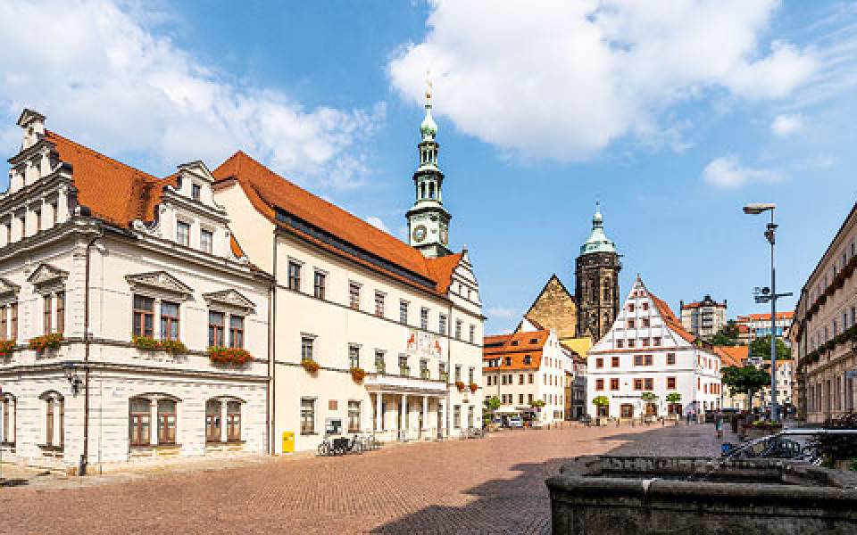 Historischer Marktplatz in Pirna